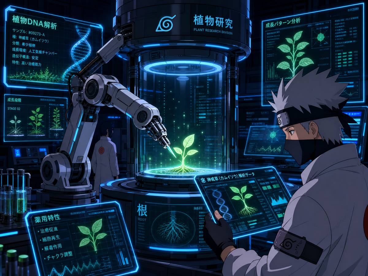 抖音风AI视频-智能植物分析
